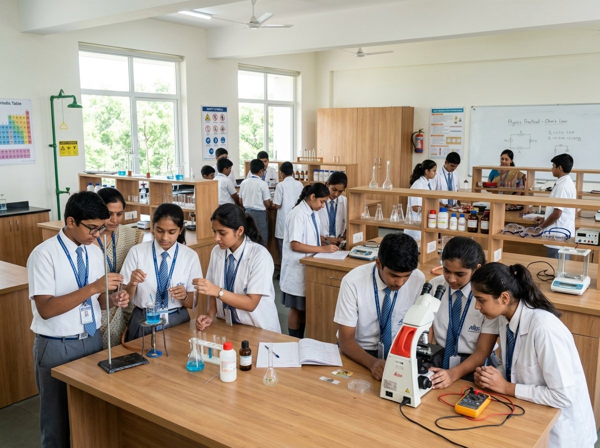 Science Laboratory with modern equipment